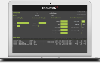 Cognition360 LIVE Invoice data screen 1 - Today | 05 2022