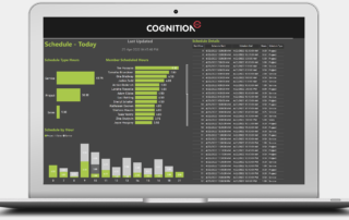 Cognition360 LIVE Schedule data screen 1 - Today | 05 2022