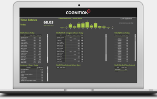 Cognition360 LIVE Time Entry data screen 1 - Today | 05 2022